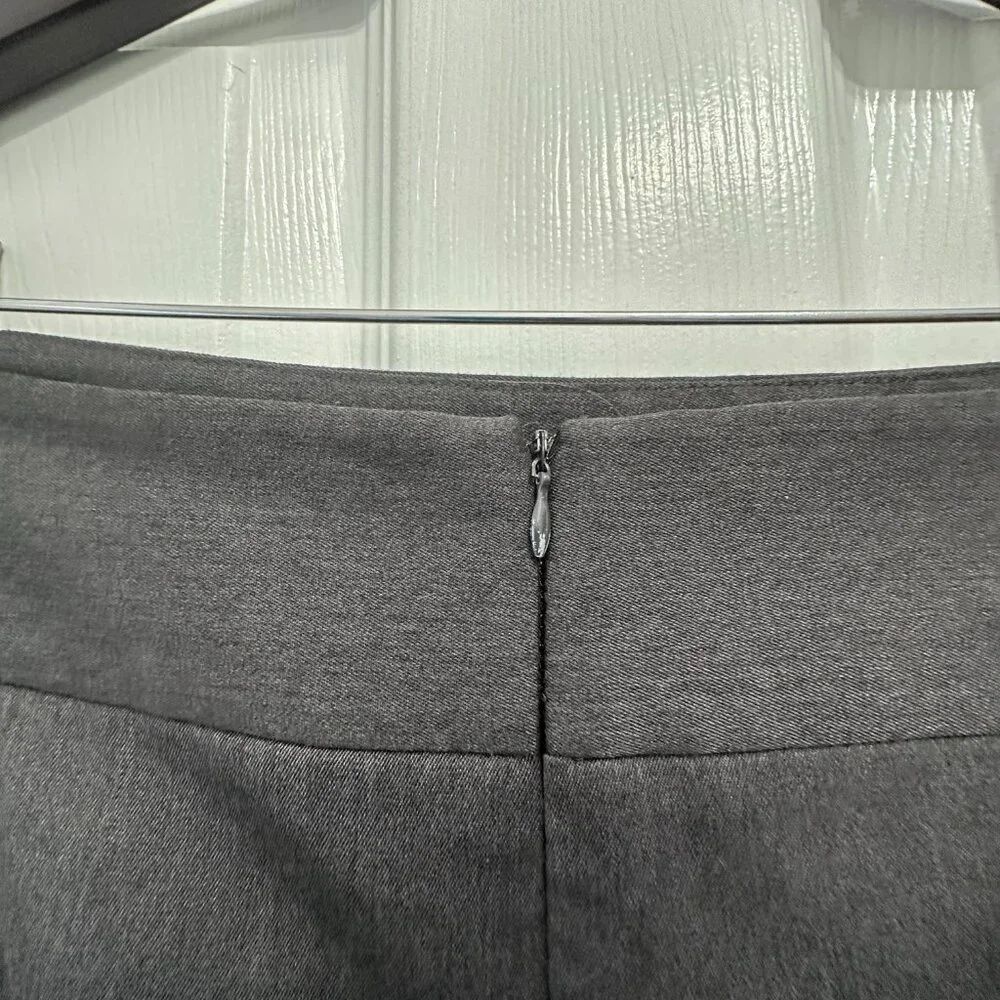 Anne Klein Charcoal Gray Pencil Suit Skirt Size 16 - Picture 4 of 6